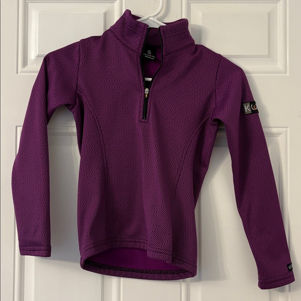 KERRITS Equestrian 1/4 Zip Girls Fleece sz small